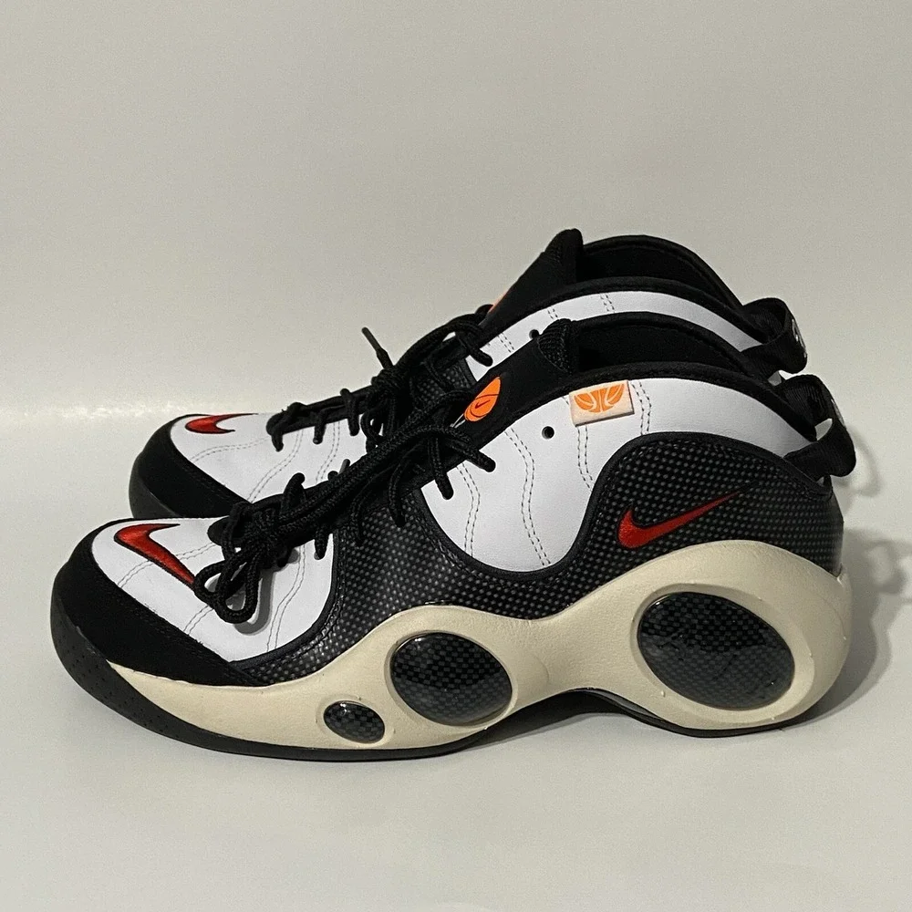 Nike Air Zoom Flight 95 HOOPS Sz 10 White Coconut Milk DS NEW Jason Kidd